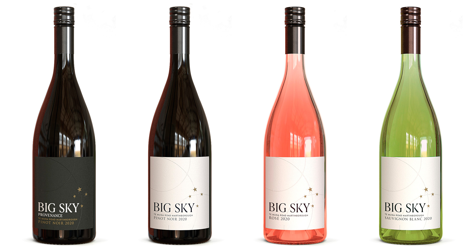 Big Sky Wines Website Satellite Design